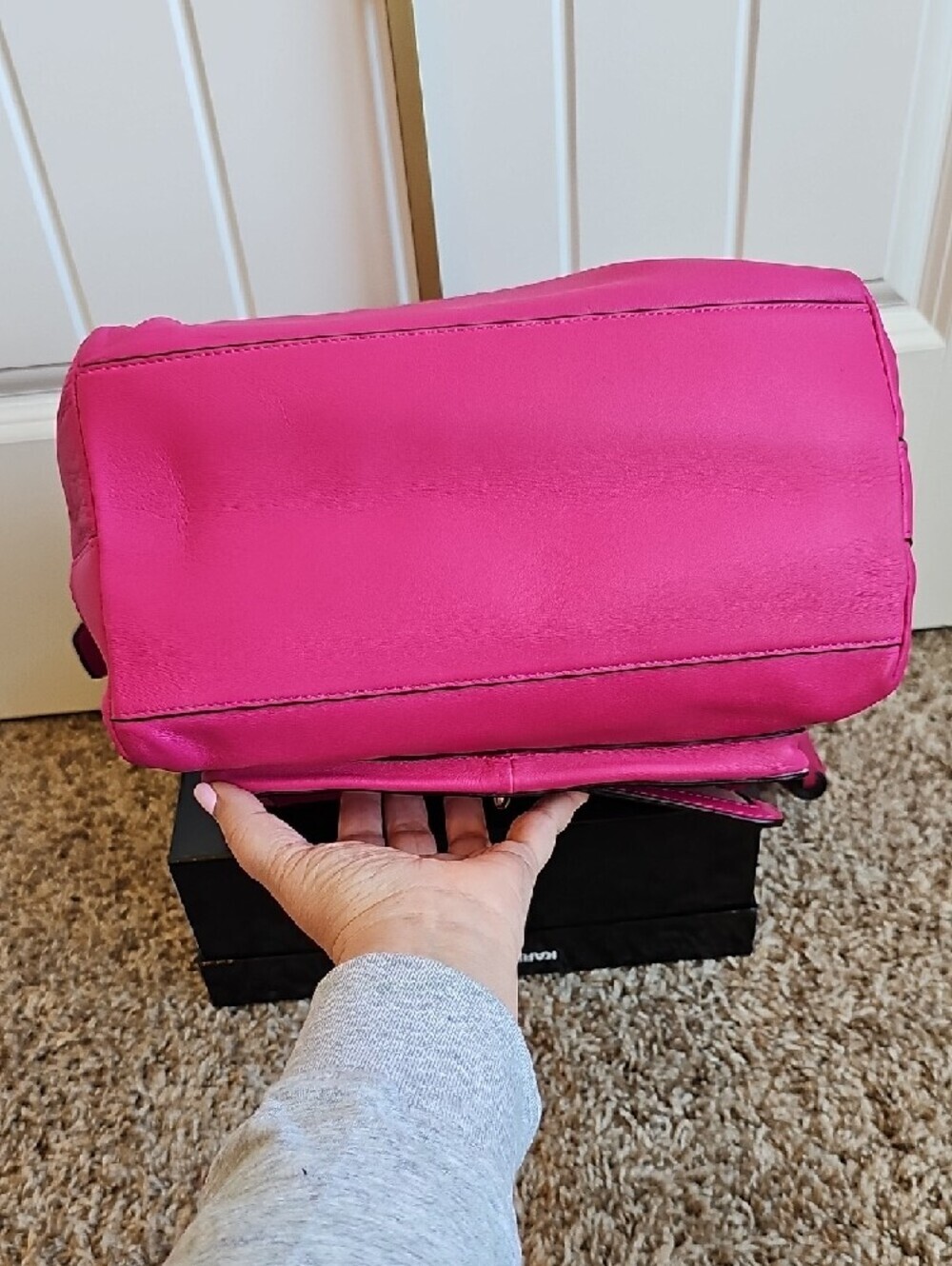 ​Coach Limited Edition Fuchsia Pink Calf Hair Legacy Duffle Tassel Bag #21158 - Picture 7 of 10